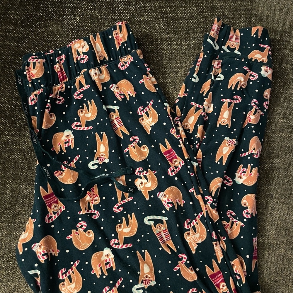 Jockey Festive Sloth Print Jogger Pants